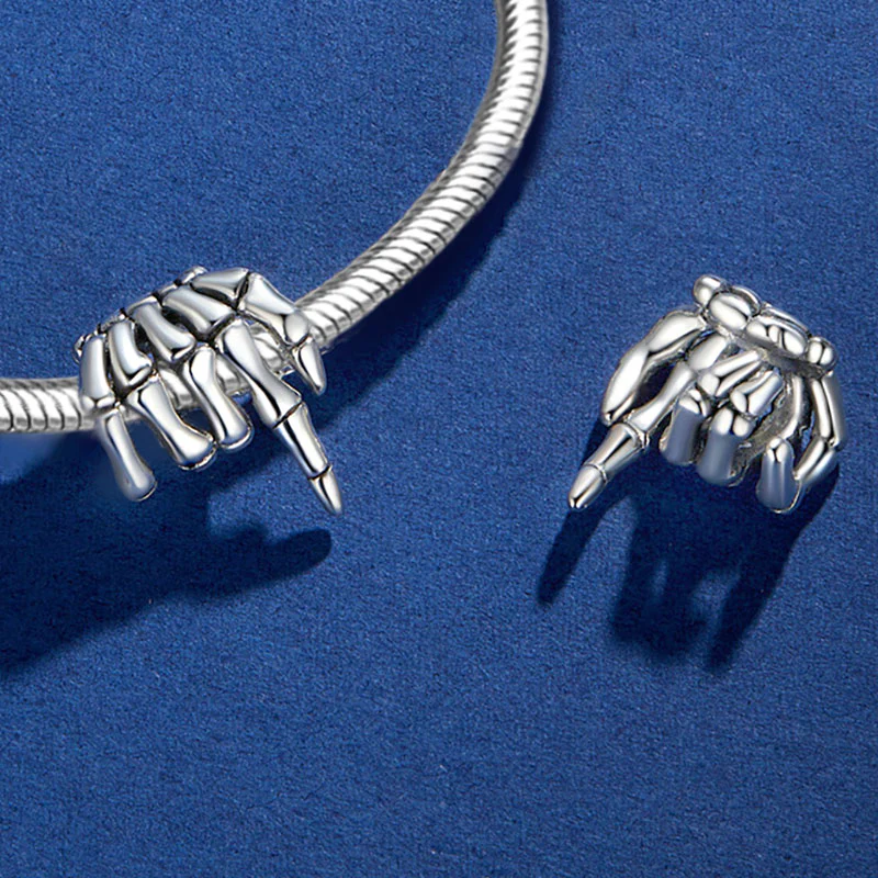 Gnoce Halloween Skeleton Hand Bones Charm - Image 3