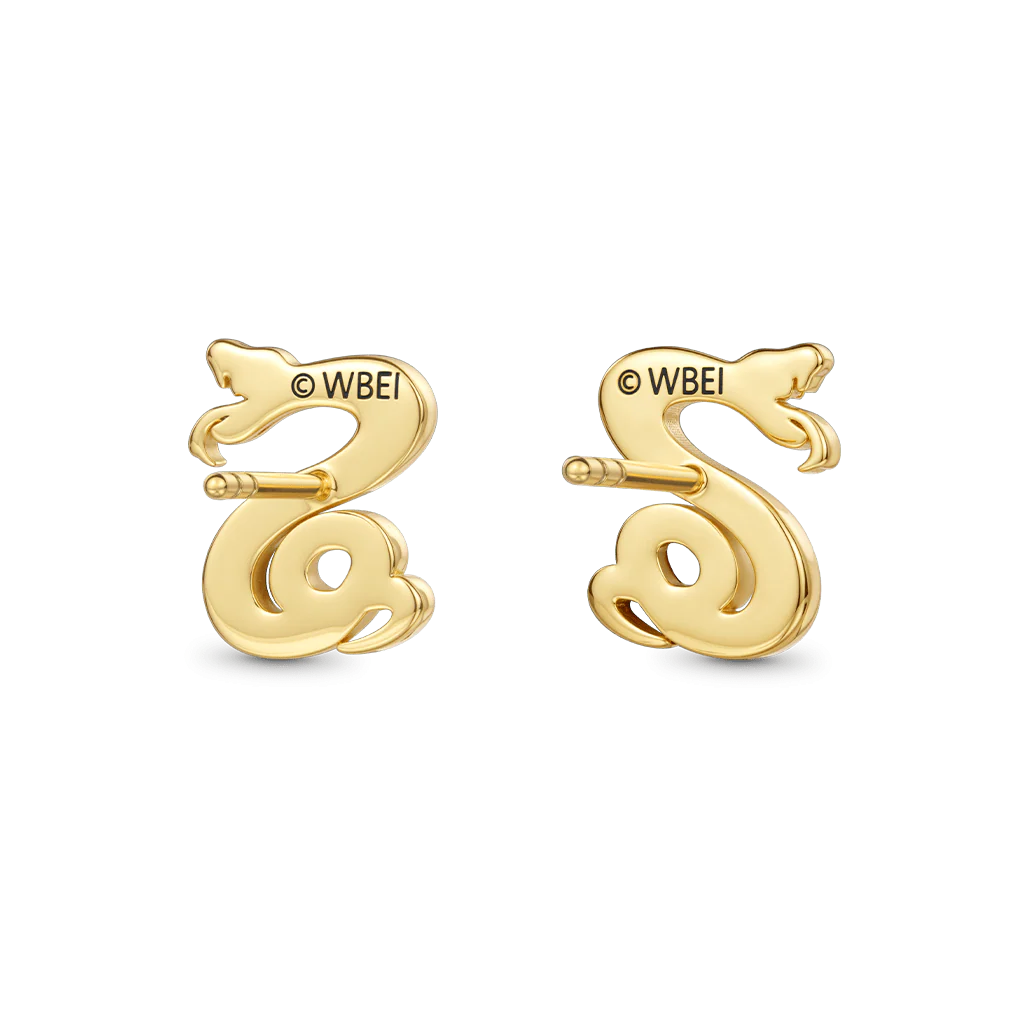 Gnoce Harry Potter Slytherin Snake Stud Earrings - Image 4