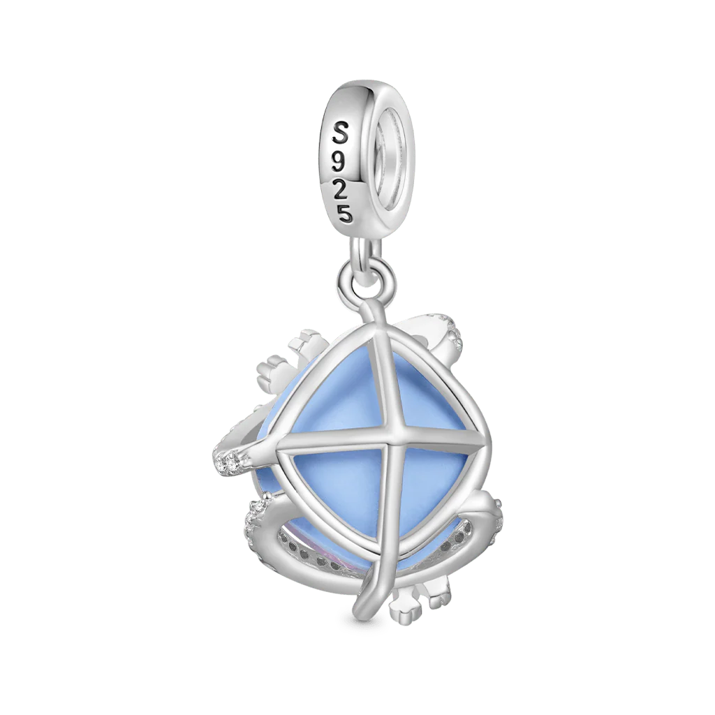Gnoce Snowflake Love Pendant Dangle Charm - Image 2