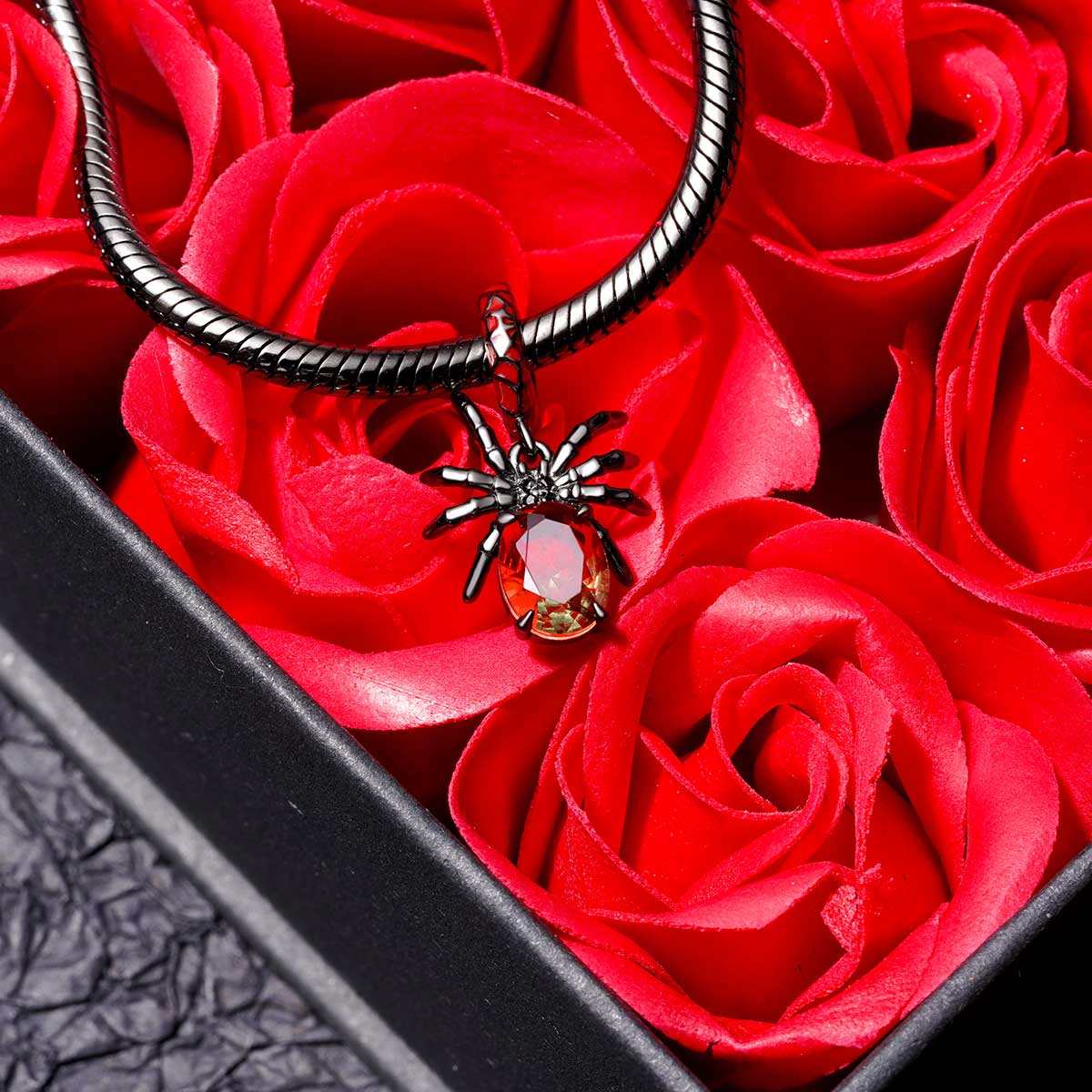 Gnoce Sparkling Spider Pendant Dangle Charm - Image 3