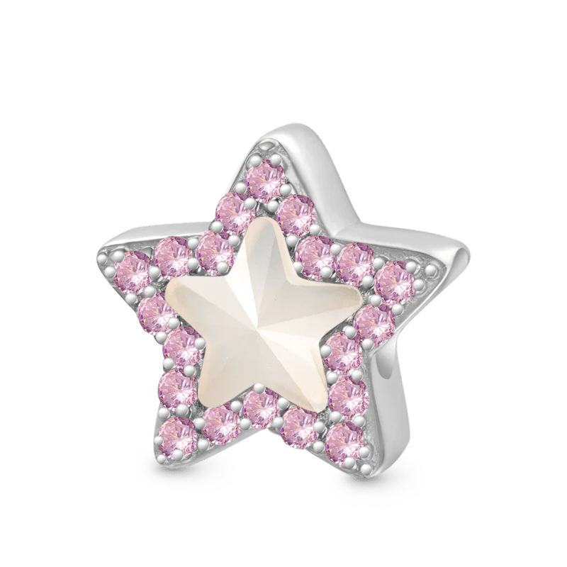 Gnoce Pink Star Color-changing Charm - Image 2