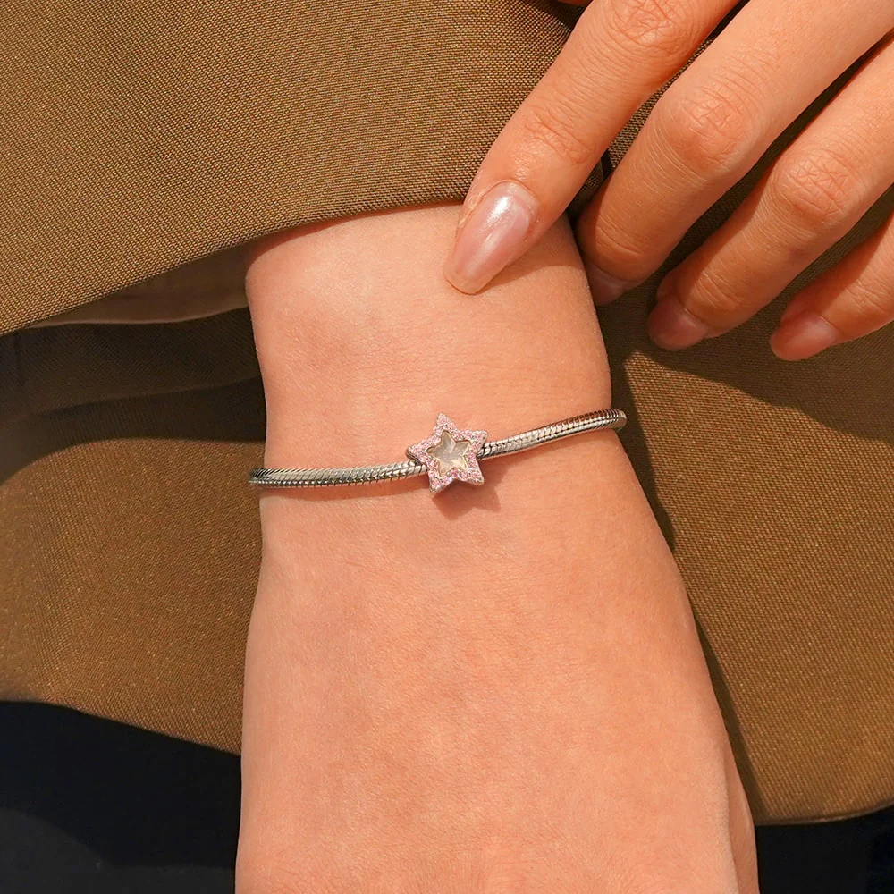 Gnoce Pink Star Color-changing Charm - Image 6