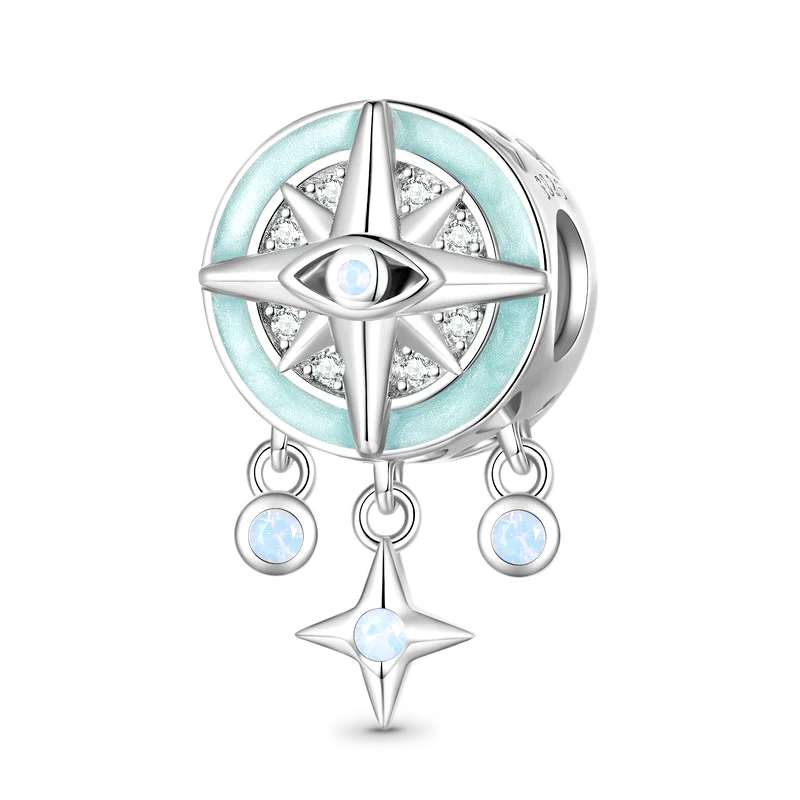 Gnoce Lucky Star Compass Dreamcatcher Charm