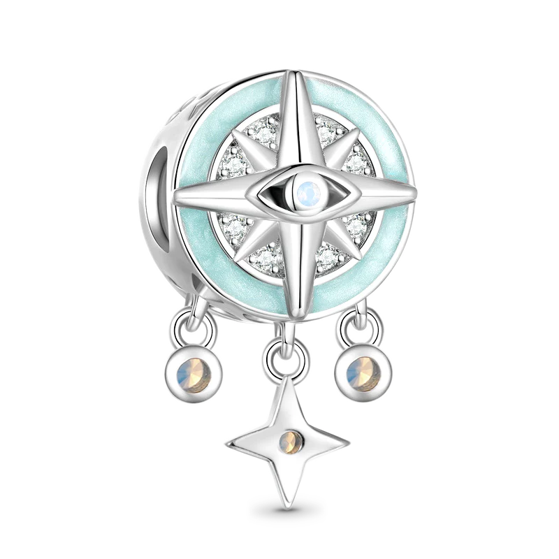 Gnoce Lucky Star Compass Dreamcatcher Charm - Image 2