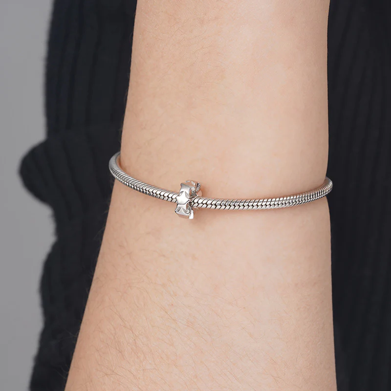 Bling Star Stopper for Charm Bracelets 925 Sterling Silver - Image 3