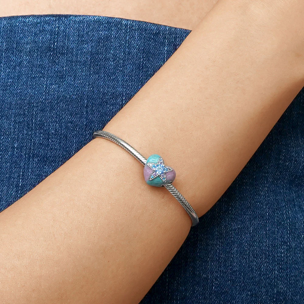 Gnoce Starfish Heart Charm - Image 5