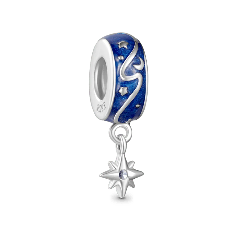 Gnoce Blue Starry Sky Stopper Charm - Image 2