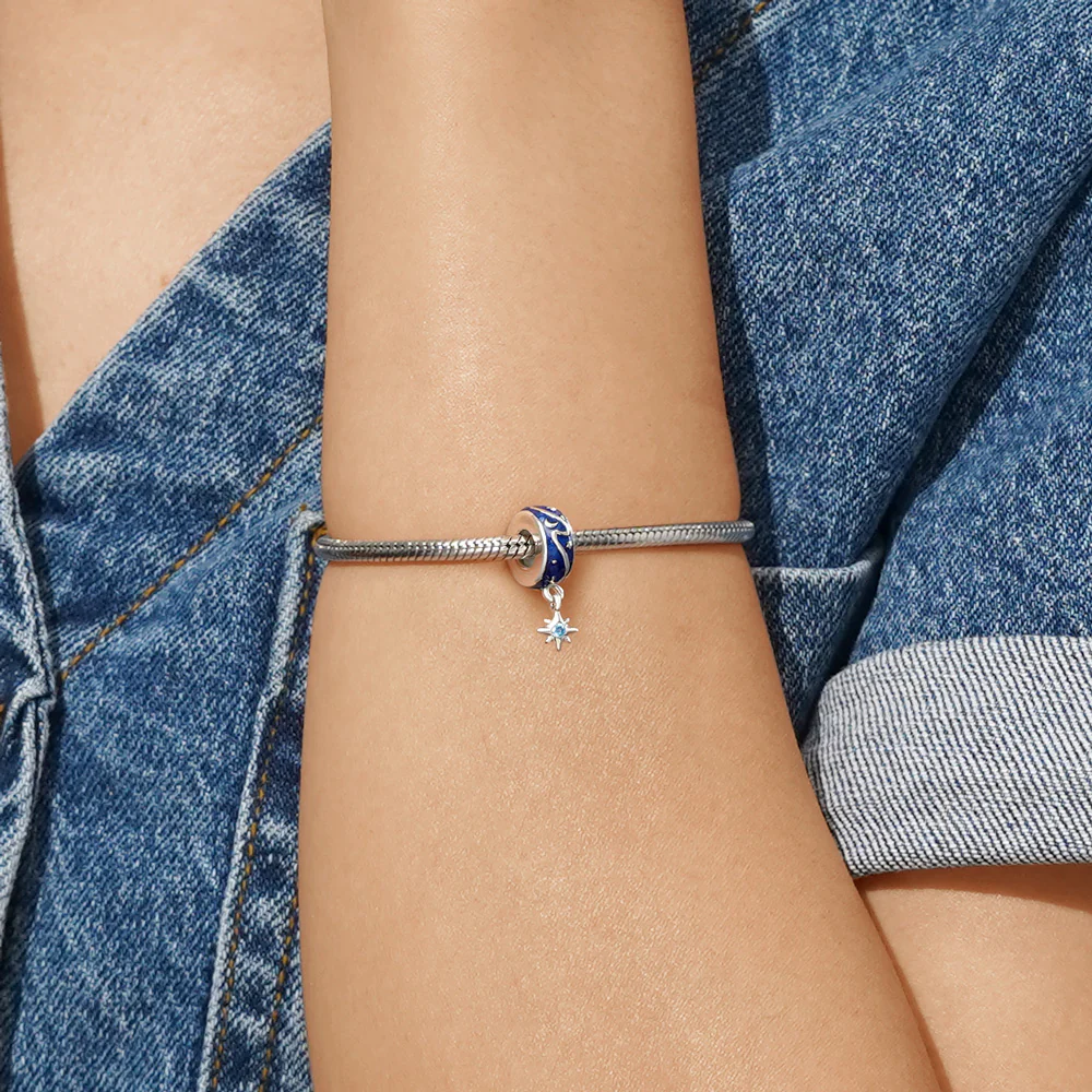 Gnoce Blue Starry Sky Stopper Charm - Image 5