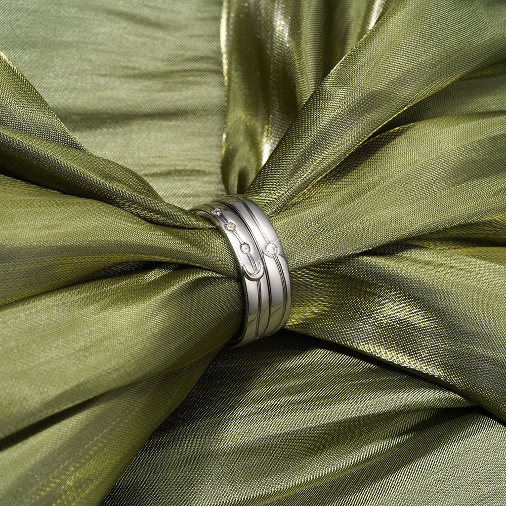 Gnoce Starry Women's Ring Platinum-plated Silver Blend - Image 3