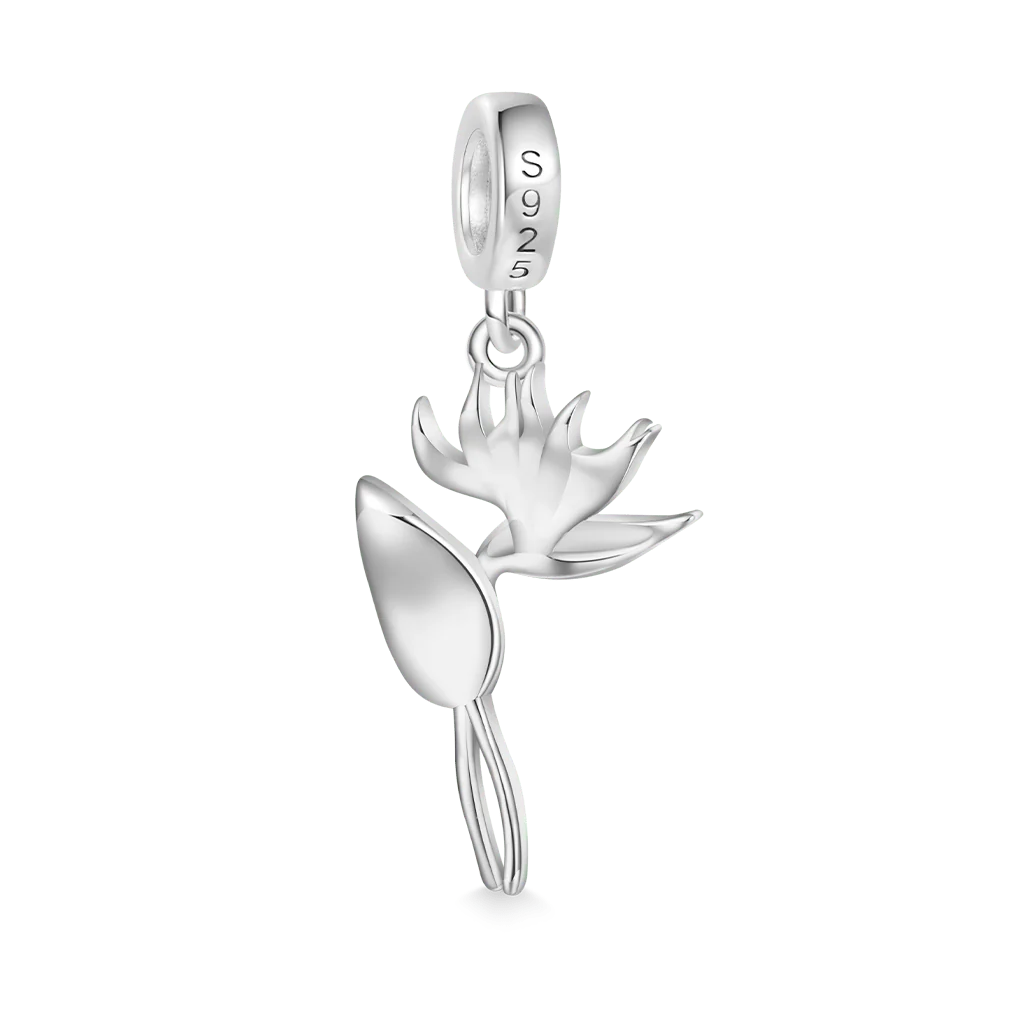 Gnoce Temple of Flora Strelizia Pendant Dangle Charm - Image 2