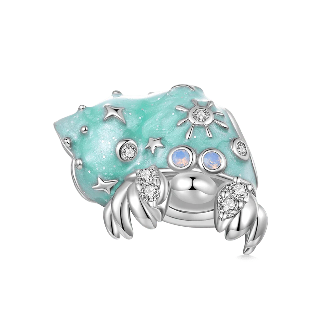 Gnoce Summer Hermit Crab Charm