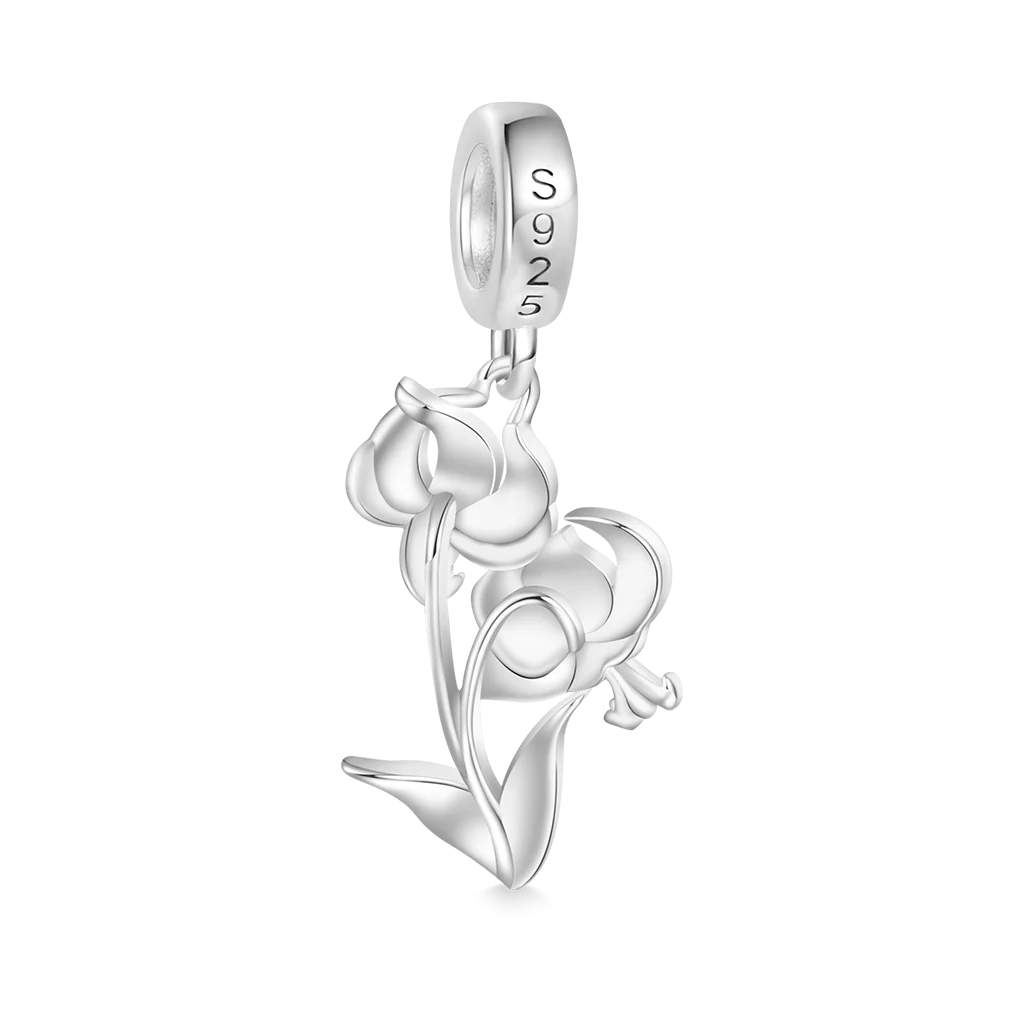 Gnoce Temple of Flora Superb Lily Pendant Dangle Charm - Image 2