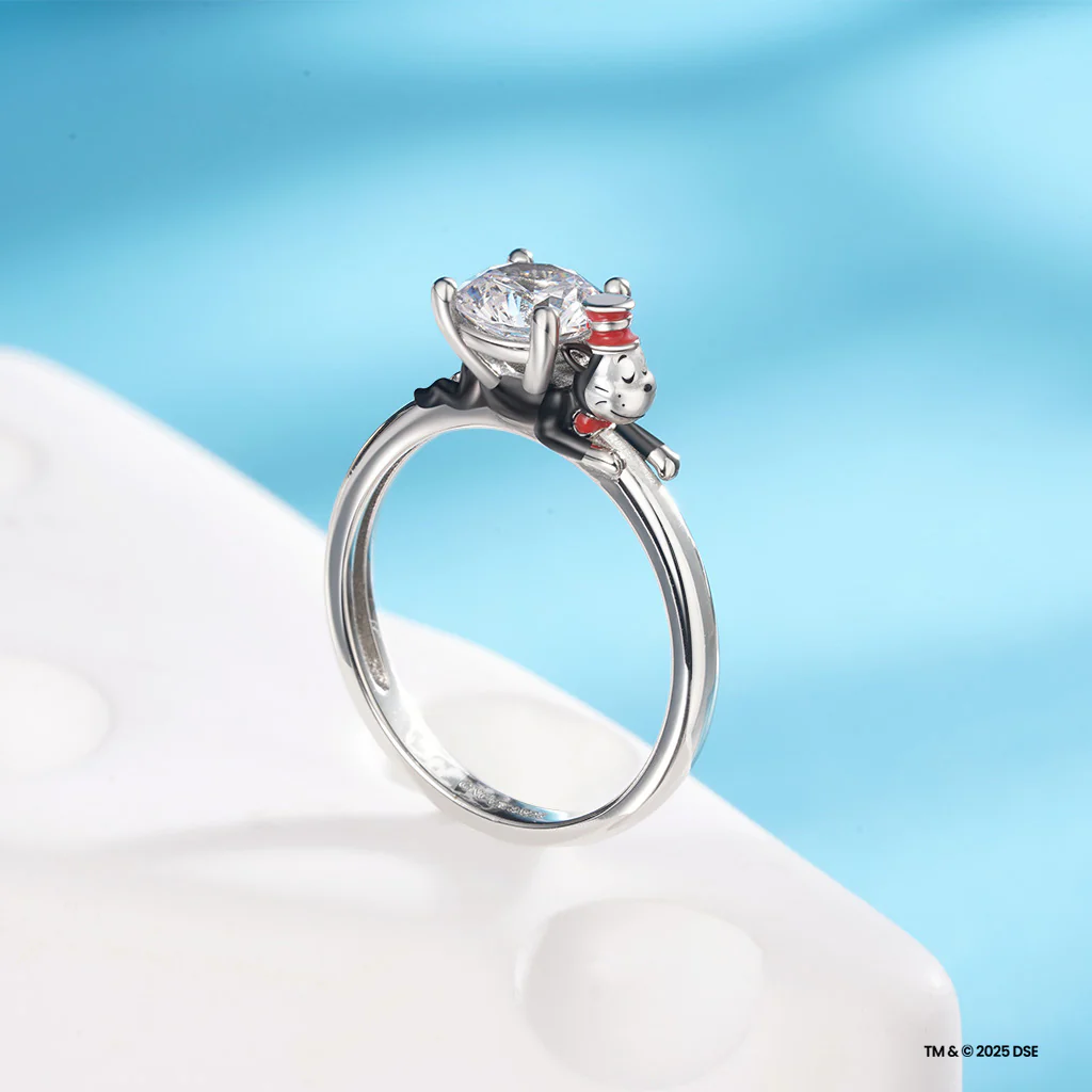 Gnoce The Cat in the Hat White Moissanite Ring - Image 3