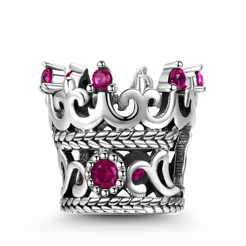 The Queen's Crown Charm Bead Sterling Silver