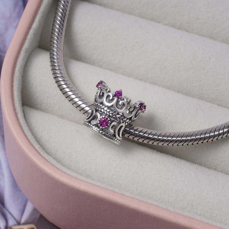 The Queen's Crown Charm Bead Sterling Silver - Image 2