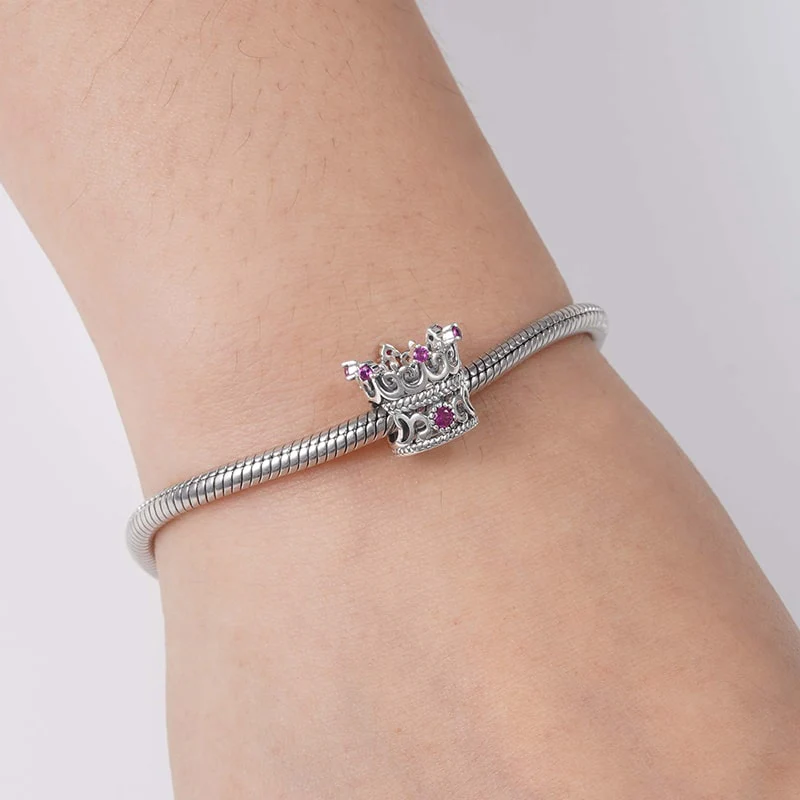 The Queen's Crown Charm Bead Sterling Silver - Image 3