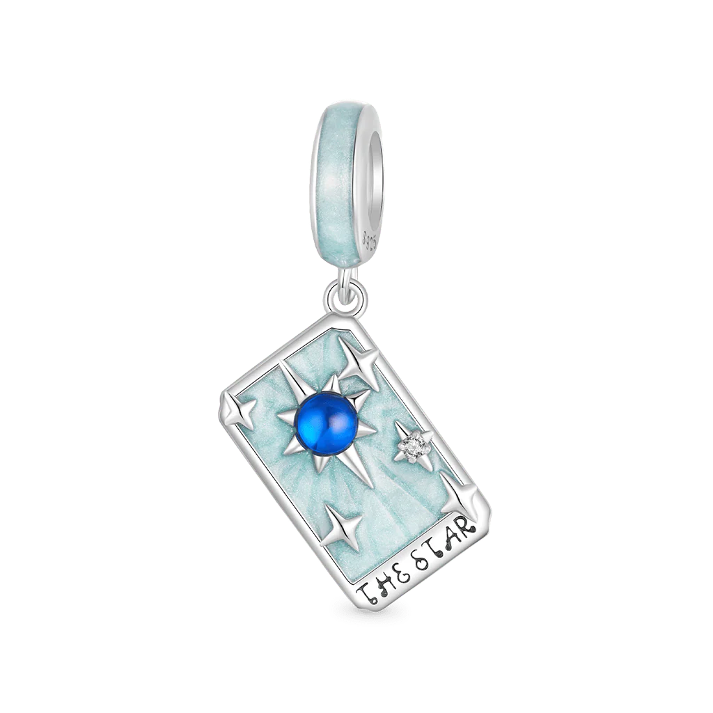 Gnoce The Star Tarot Pendant Dangle Charm