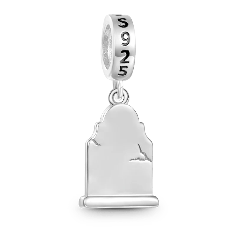 Gnoce Tombstone Pendant Dangle Charm - Image 2