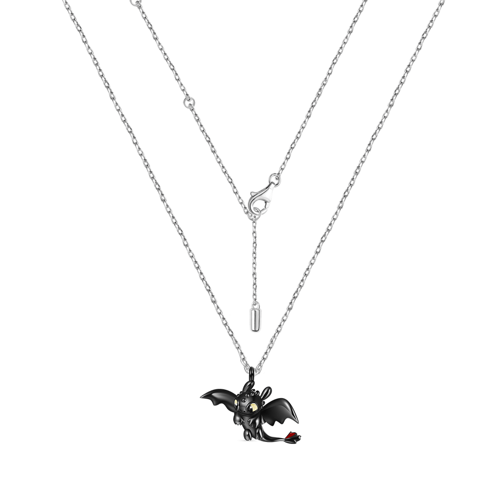 Gnoce How to Train Your Dragon Toothless Flapping Wings Necklace - Image 3