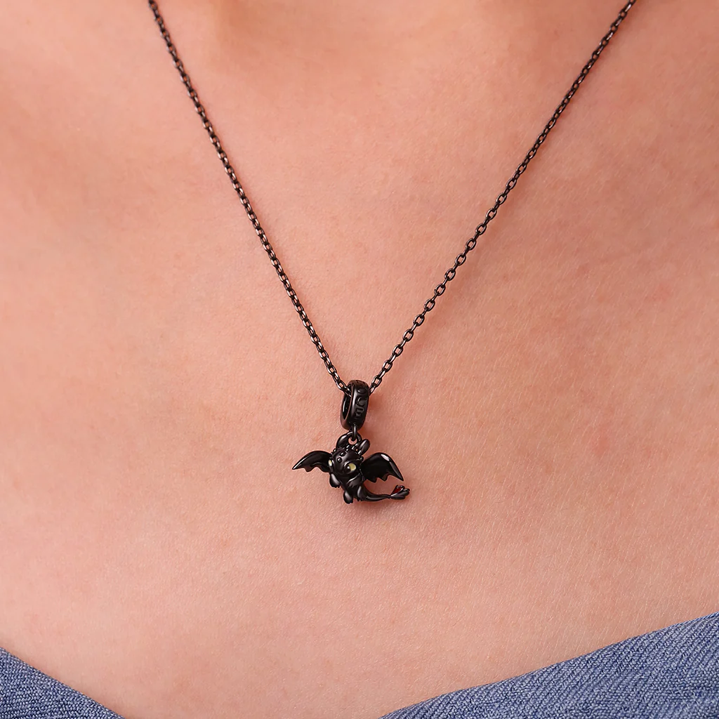 Gnoce How to Train Your Dragon Toothless Flapping Wings Pendant Dangle Charm - Image 6