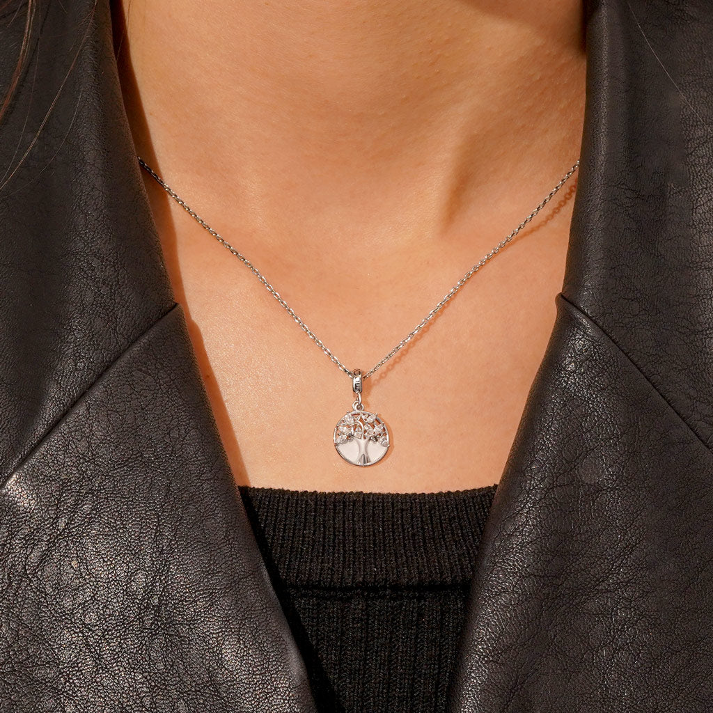 Gnoce Engravable Infinity Symbol Charm Platinum-plated Silver Blend - Image 4