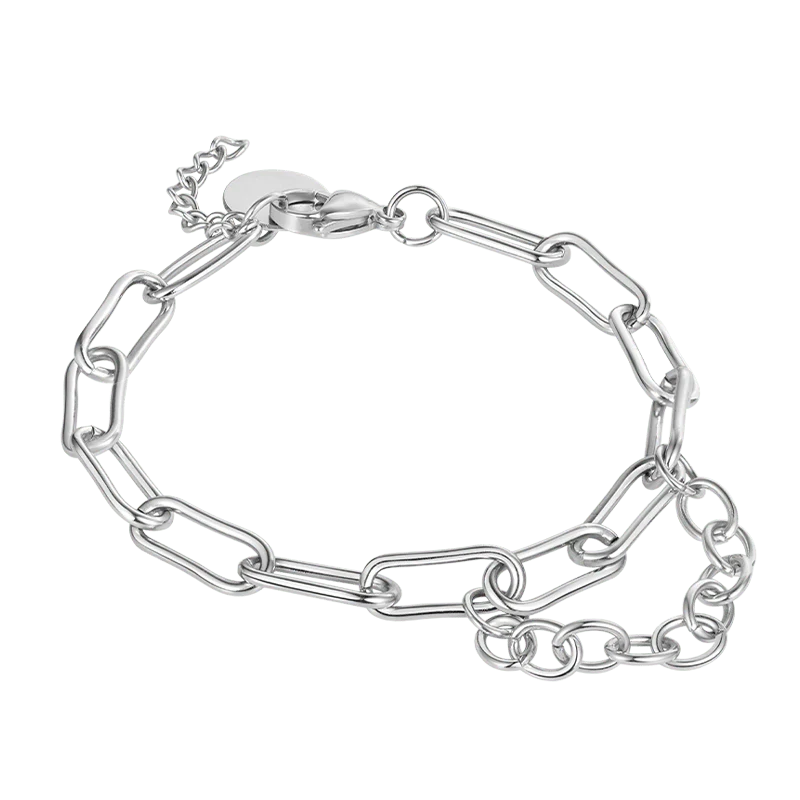 Gnoce Trendy Versatile Link Chain Bracelet