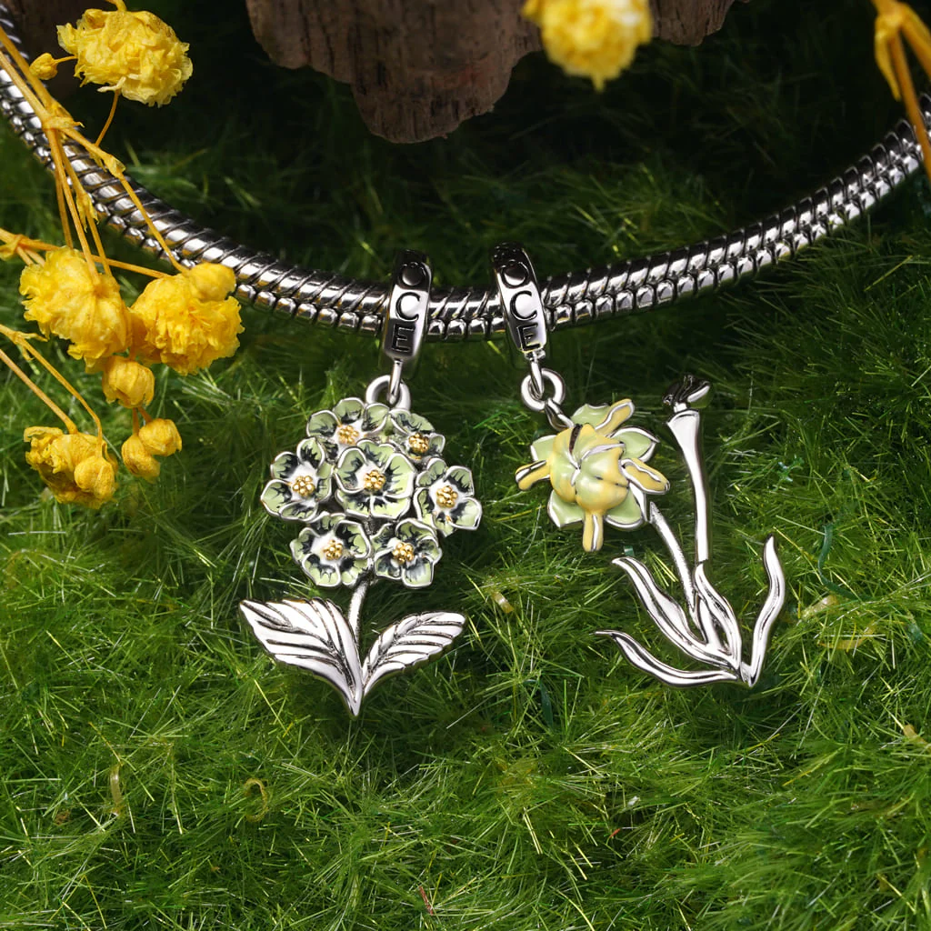 Gnoce Temple of Flora Tropical Pitcher Plant Pendant Dangle Charm - Image 3