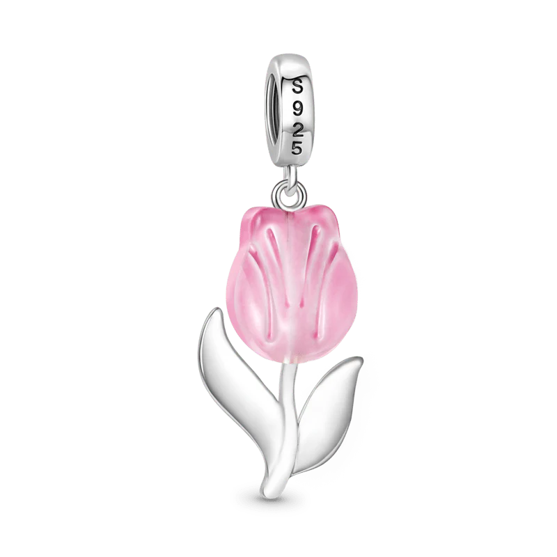 Gnoce Blooming Tulip Pendant Dangle Charm - Image 2