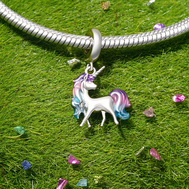 Gnoce Unicorn Pendant Dangle Charm - Image 3