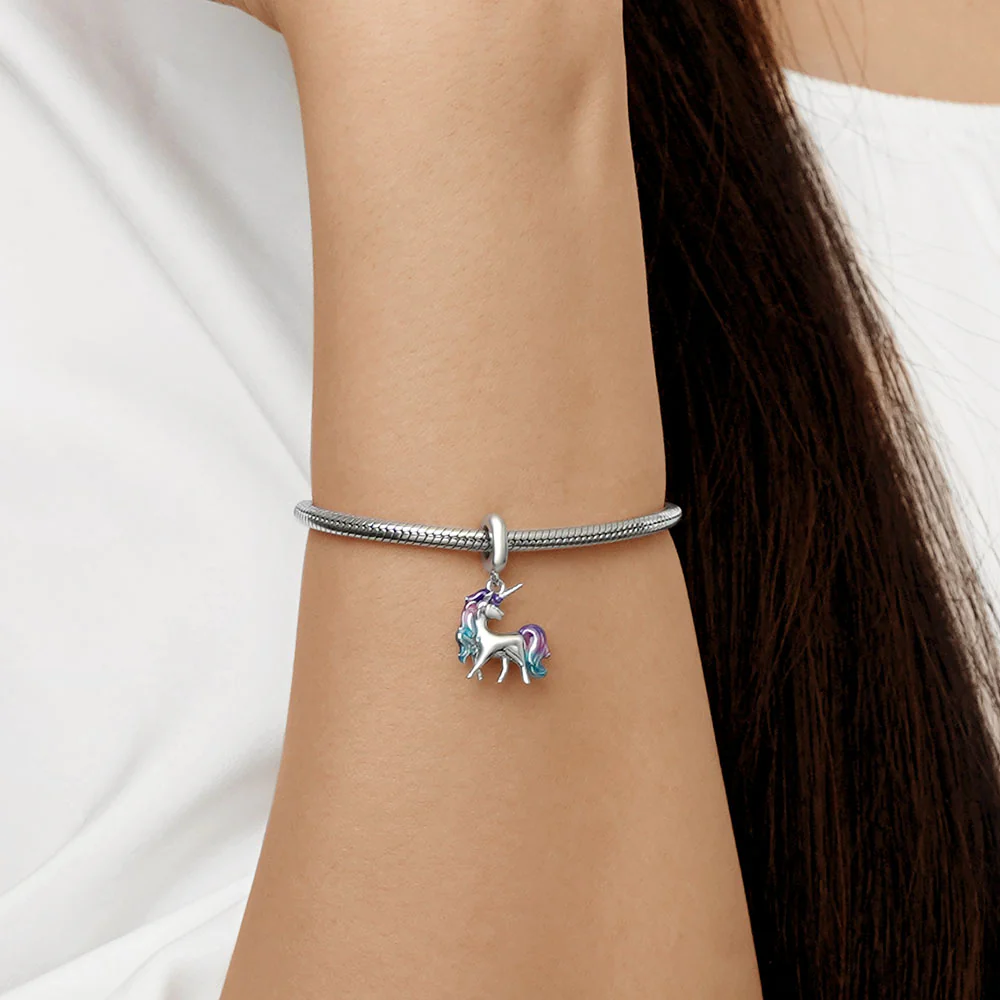 Gnoce Unicorn Pendant Dangle Charm - Image 5