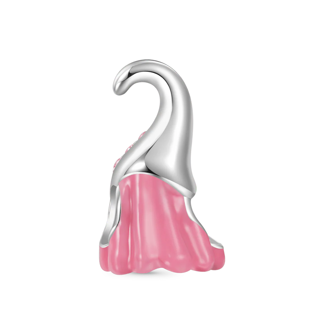 Gnoce Couple Gnome Girl Love Charm Platinum-plated Silver Blend - Image 2