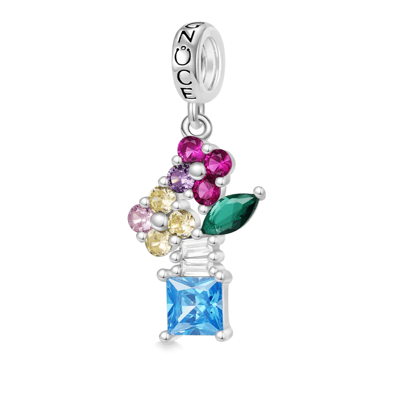 Gnoce Colorful Vase Pendant Dangle Charm