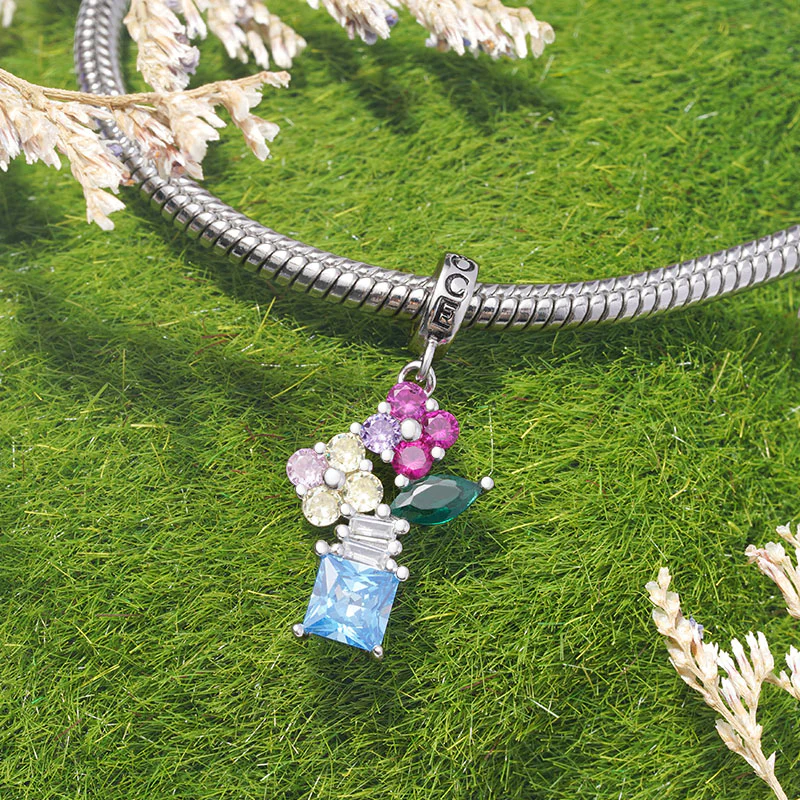 Gnoce Colorful Vase Pendant Dangle Charm - Image 3