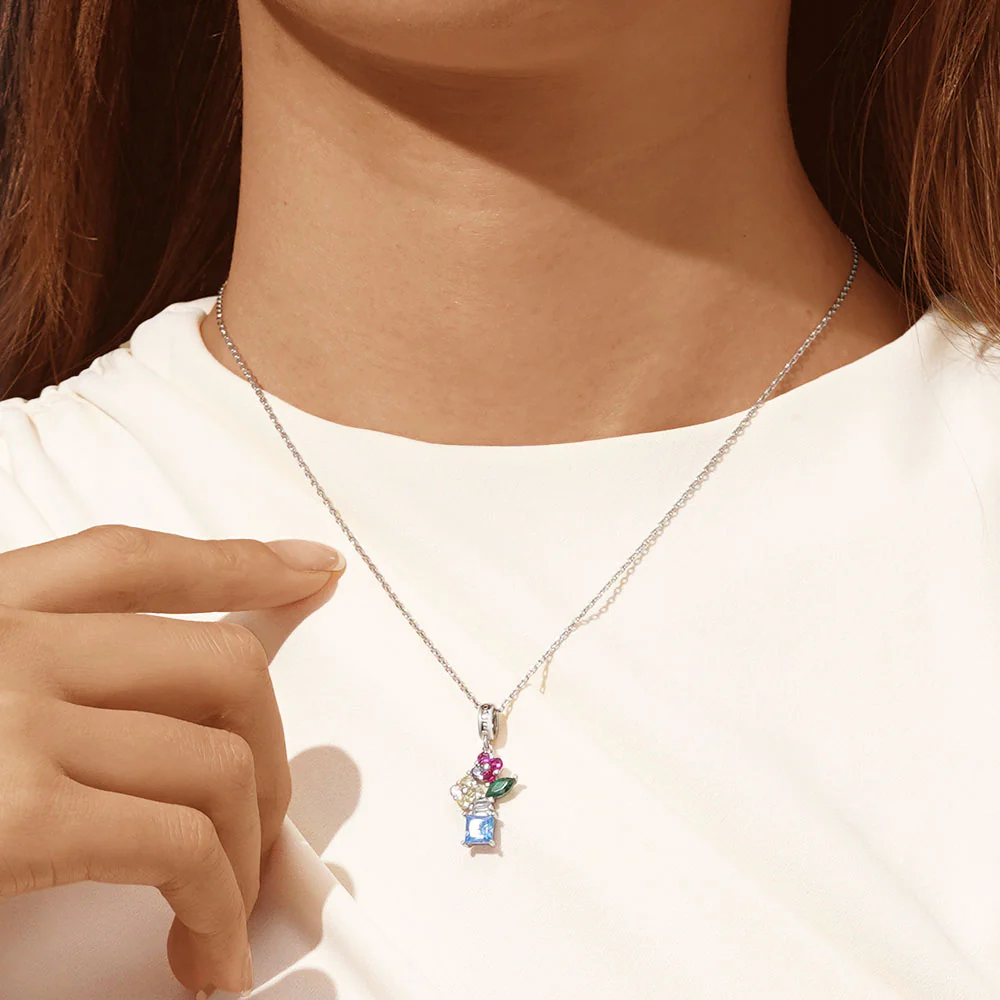 Gnoce Colorful Vase Pendant Dangle Charm - Image 7