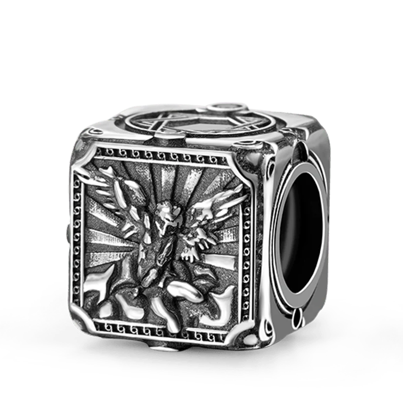 Gnoce Angel of Victory & Customized Charm Platinum-plated Silver Blend - Image 2