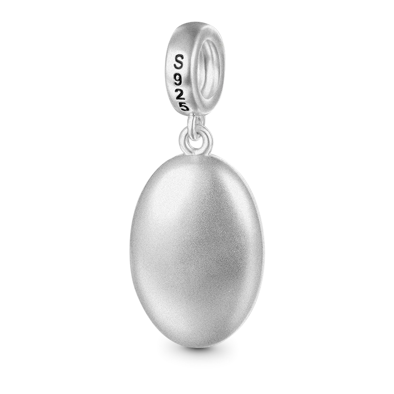 Gnoce Virgin of Guadalupe Charm Platinum-plated Silver Blend - Image 2