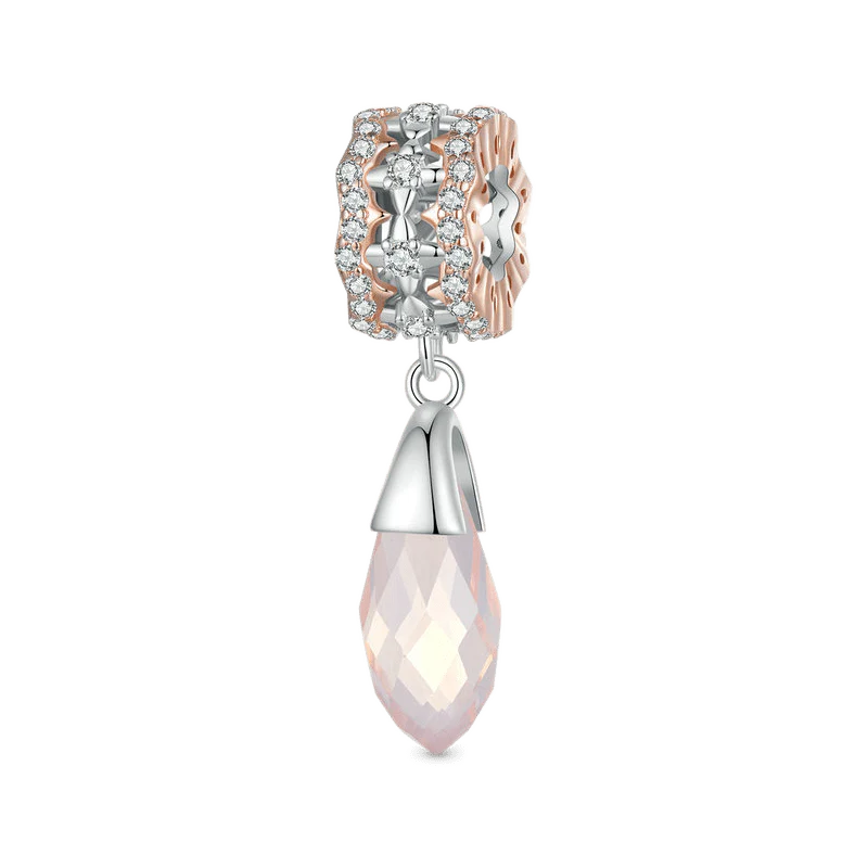 Gnoce Glass Water Drop Pendant Dangle Charm