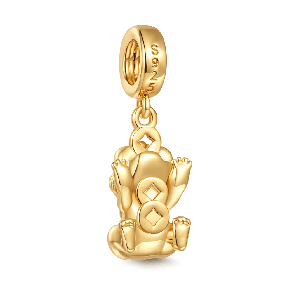 Gnoce Wealth Pixiu Charm Platinum-plated Silver Blend - Image 2