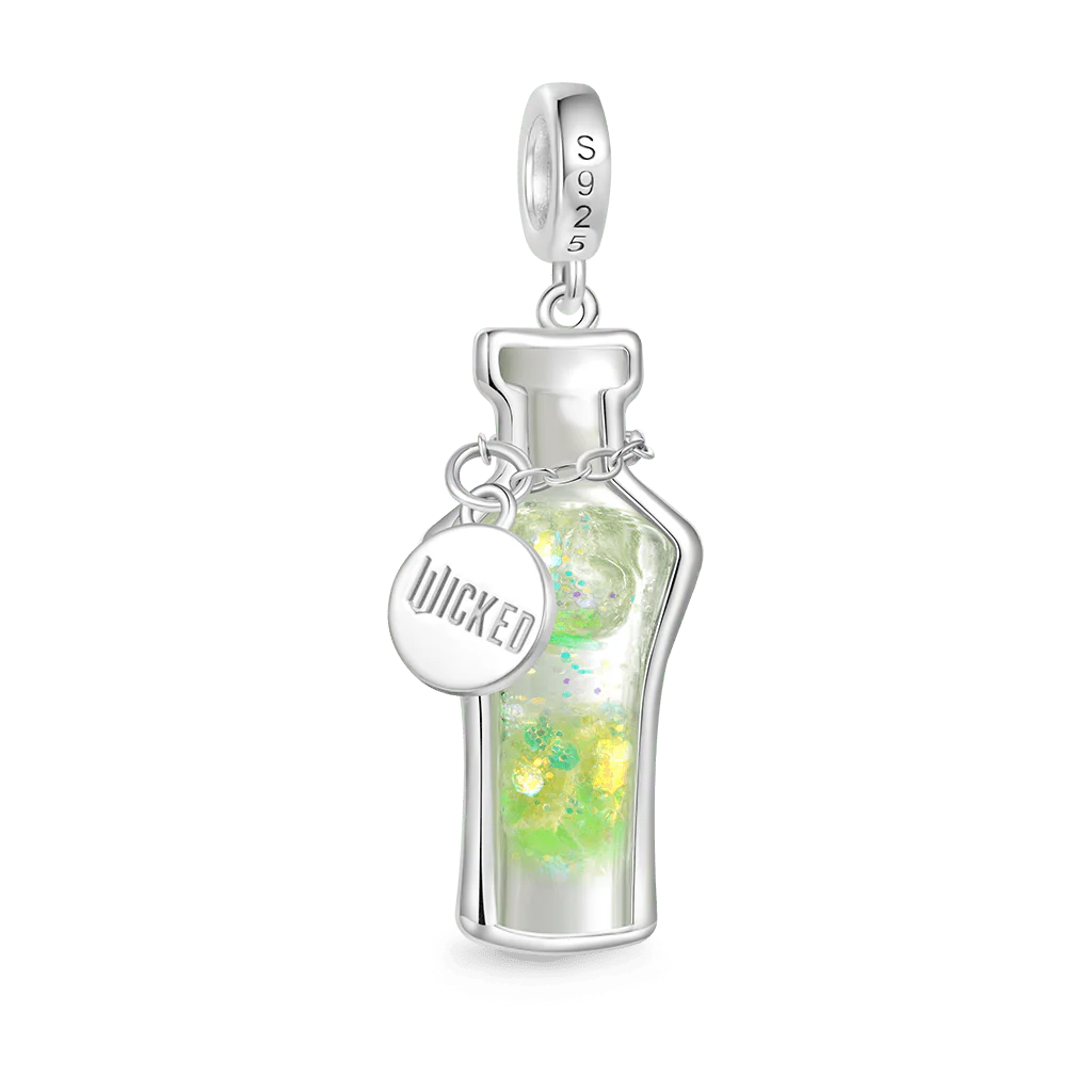 Gnoce Wicked Elphaba Glow-in-the-Dark Potion Pendant Dangle Charm - Image 3