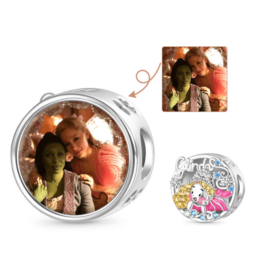Gnoce Wicked Glinda Personalized Photo Charm