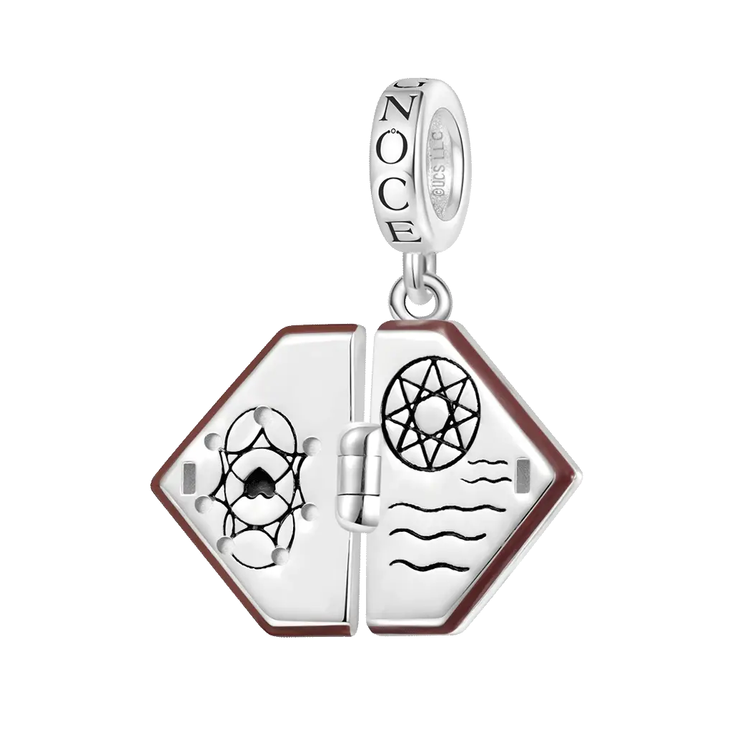 Gnoce Wicked Elphaba Grimmerie Spell Book Pendant Dangle Charm    