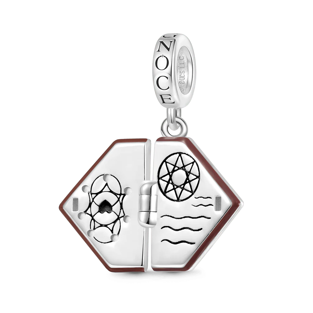 Gnoce Wicked Elphaba Grimmerie Spell Book Pendant Dangle Charm     - Image 3