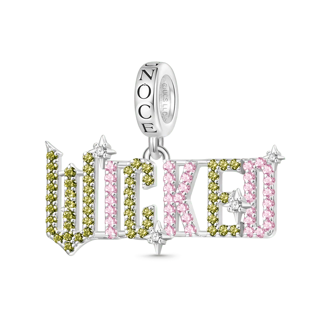 Gnoce Wicked Official Logo Letter Pendant Dangle Charm