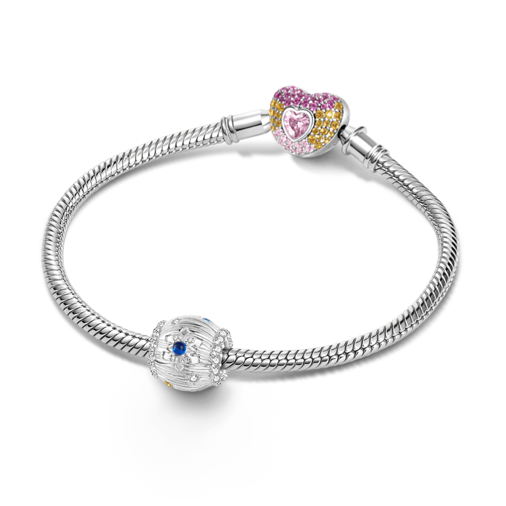 Gnoce Romantic Winter Snowflakes Charm - Image 3