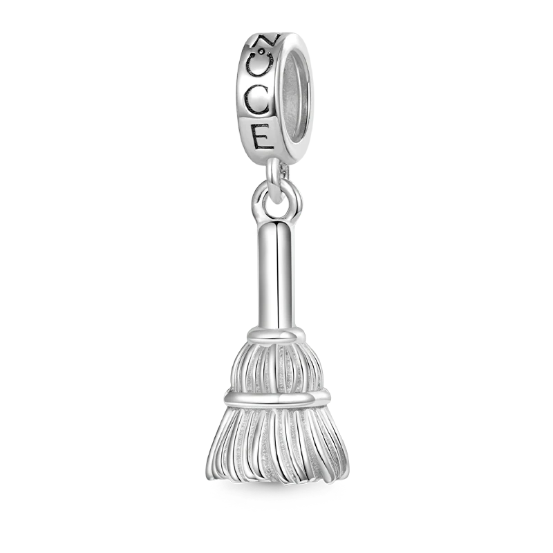 Gnoce Witch Broomstick Pendant Dangle Charm