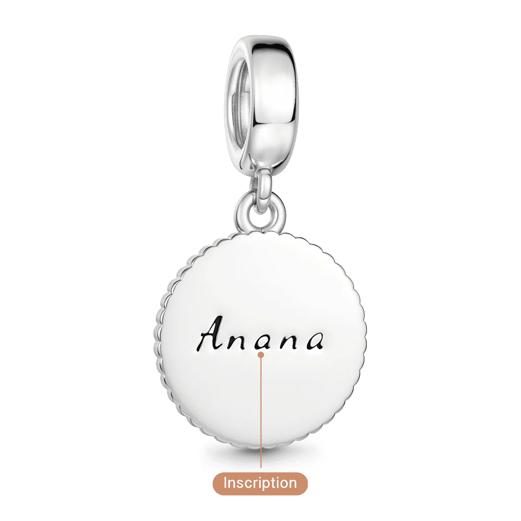 Gnoce  Witch Runes Engravable Charm Platinum-plated Silver Blend - Image 6