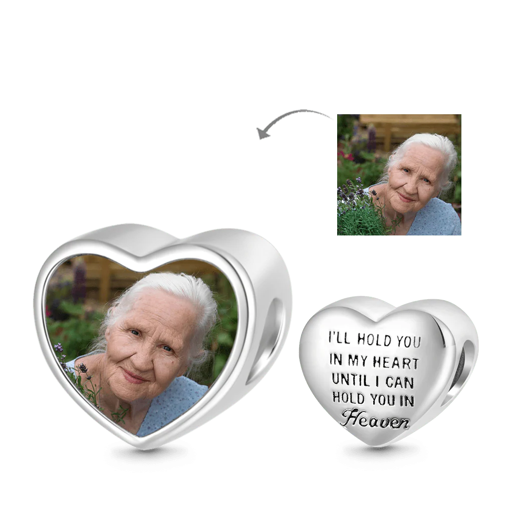 Gnoce "With You Forever" Personalized Photo Charm Platinum-plated Silver Blend - Image 4