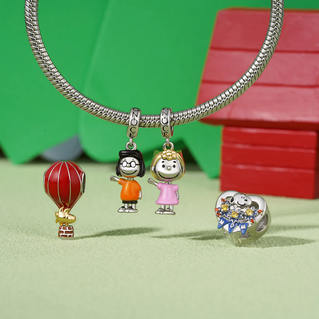 Gnoce Peanuts Woodstock Hot Air Balloon Ride Charm - Image 4