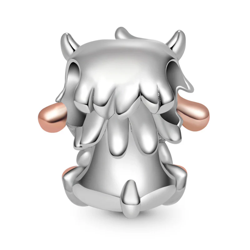 Gnoce Yak Embraces Heart Gem Charm - Image 2