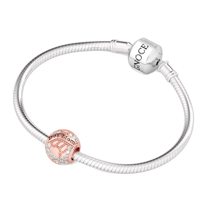 Gnoce Love Me Love My Dog Charm Platinum-plated Silver Blend - Image 3